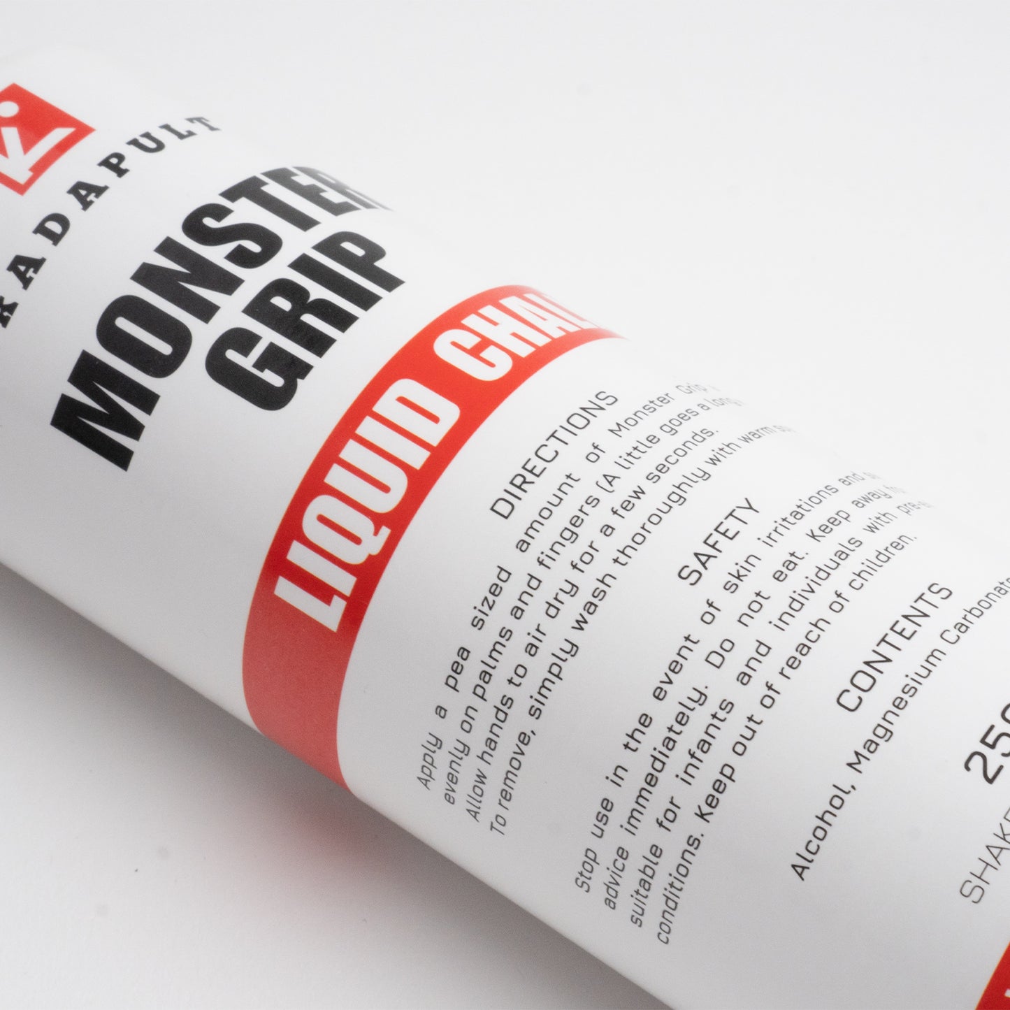 250mL Liquid Chalk Bottle, close up