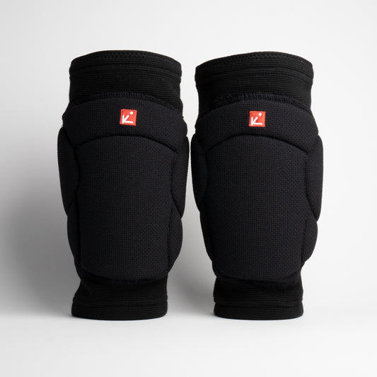 Impact volleyball kneepads slide, black, front